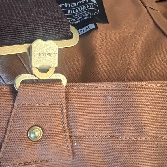 Carhartt NWT R01-M Relaxed Fit Duck Bib Overalls Brown
Mens 32x30 - Picture 12 of 12